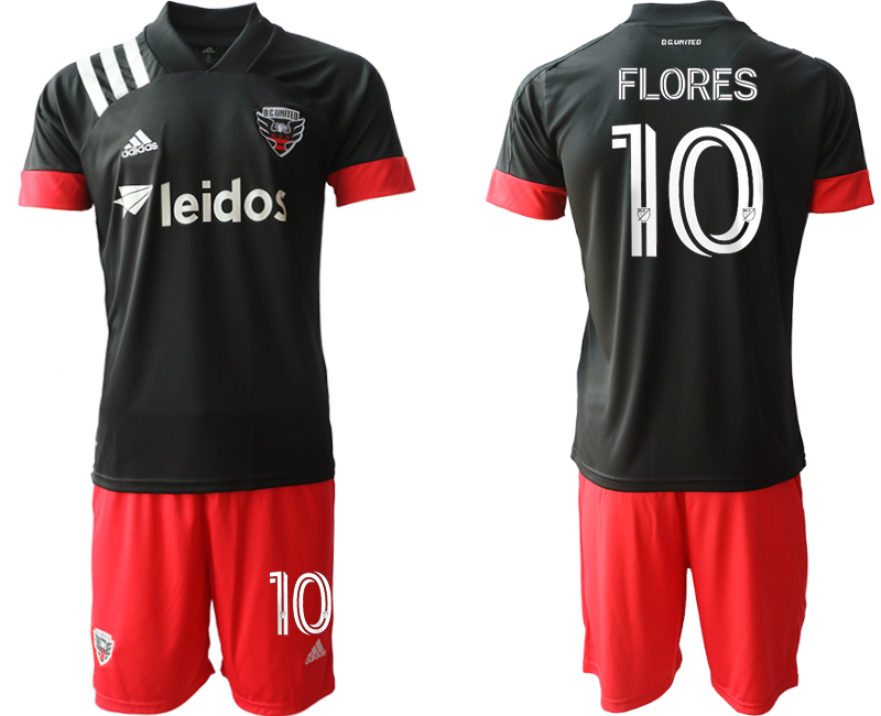 Men 2020-2021 club Washington DC Union home #10 black Soccer Jerseys